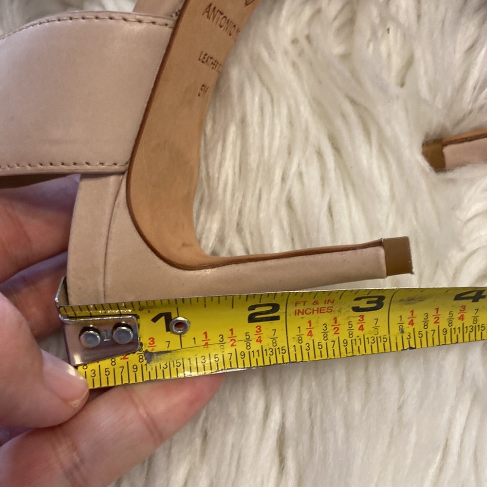 Antonio Melani leather sole sandals size 5M excellent condition see photos - Picture 10 of 12